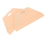 HOLIDYOYO Lot de 2 Outils de Raclette à Papier Peint en Plastique Lame Triangulaire Flexible pour Lissage Précis et Application de Films Adhésifs Vitres Auto Kit Rénovation Murale Usage