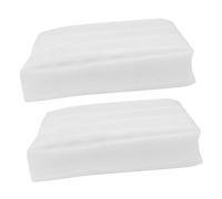 HOLIDYOYO Lot de 2 Plateaux à Œufs Antichoc en Mousse Pearl Capacité 30 Œufs avec Couvercle Blanc Porte-œufs Ménager la Cuisine et Réfrigérateur Protection Casse