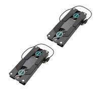 HOLIDYOYO Lot de 2 Refroidisseurs d'air Pliables pour Ordinateur Portable de Jeu Double Ventilateur Silencieux USB, Support Antidérapant et Compact, pour Voyages et Bureau