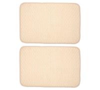 HOLIDYOYO Lot de 2 Tapis absorbants en Coton 30x45 cm, Tapis d'apprentissage lavables pour Chiots et Chiens d'intérieur, Coussinets imperméables avec Fonction antidérapante pour