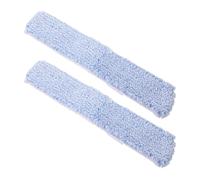 HOLIDYOYO Lot de 2 Têtes de Rechange pour Mouilleur Vitre 35 Cm en Tissu Réutilisable Tampons de Nettoyage Vitre et Surfaces en Verre pour Nettoyage sans Traces Vitrès Polyvalents