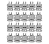 HOLIDYOYO Lot de 20 Connecteurs de Pince à Fil Électrique en Alliage D’aluminium, Boulon Fendu pour Clôture Électrique Haute Tension, Résistants aux Intempéries, Adaptés pour Élevage