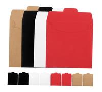 HOLIDYOYO Lot de 20 Pochettes en Papier pour CD Étuis De Rangement pour CD 4