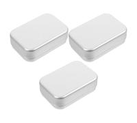 HOLIDYOYO Lot de 3 Porte-Savons en Aluminium Grand Format Double Couche avec Couvercle Étanche Égouttoir Hygiénique pour Salle de Bain Rangement Pratique pour Savonnette Solide et