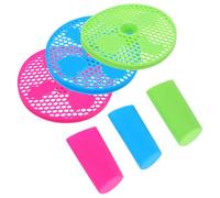 HOLIDYOYO Lot de 3 Sets de Protections en Silicone Rouge, Bleu et Vert pour Bac Récupérateur de Gouttes et Poignée Antidérapante Compatible Machine à Granita Ninja Slushie Fs301 Fs300,