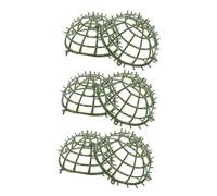 HOLIDYOYO Lot de 3 Supports en Plastique pour Boule de Fleurs Artificielles 10 CM Treillis pour Topiaire Artificiel Cadre pour Composition de Fleur Décoration Mariage Jardin et