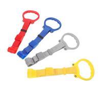 HOLIDYOYO Lot de 4 Anneaux de Traction Ajustables en PP et Nylon pour Parc de Jeu, Aide la Station Debout, Installation Facile pour Bébé et Tout-Petit