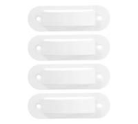 HOLIDYOYO Lot de 4 Caches-interrupteurs Muraux Blancs pour Interrupteurs à Bascule, Protections Sécurisées Garçon et Filles en Plastique, Plaques Décoratives pour Éclairage Électrique,