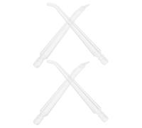 HOLIDYOYO Lot de 4 Embouts de Jet à Eau pour Irrigateur Buccal, Buses de Pulvérisation en Plastique, 2 Têtes Standard 2 Têtes Anti-plaque Dentaire, Accessoires de Rechange pour Nettoyage
