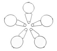 HOLIDYOYO Lot de 5 Pinces d'Acupression Auriculaire sans Aimant pour Massage Réflexologie Stimulation Précise des Points d'Acupuncture Outil Anti-Stress Portable pour Soulager Maux de