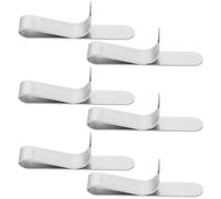 HOLIDYOYO Lot de 6 Clips en Acier Inoxydable pour Cercles à Gâteaux Extensibles 6-10 CM Pinces de Fixation pour Anneaux à Mousse Accessoires Pâtisserie pour Cuisson et Décoration