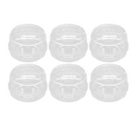 HOLIDYOYO Lot de 6 Couvercles Transparents en Pp pour Protection de Cuisinière à Gaz, Housses Résistantes et Faciles à Installer, Protection de Manette Switch Cuisine Sécurisée
