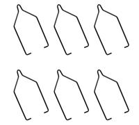 HOLIDYOYO Lot de 6 Pinces en Métal pour Lampe à Reptiles, Clips de Fixation pour Abat-Jour, Accessoires D'éclairage Solide pour Terrarium, Support Pratique pour Lampes Chauffantes D’Animaux