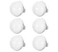 HOLIDYOYO Lot de 6 Sets de Abat-jour LED Demi-sphériques en Abs, Diamètre 34 Mm, pour Miroir de Maquillage et Meuble de Salle de Bain, Cache-ampoule de Remplacement Offrant un