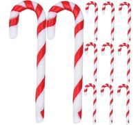 HOLIDYOYO Lot de 60 Mini Décorations de Cannes à Sucre de Noël Rouges 3 CM Ornements pour Sapin Accessoires Festifs pour Bricolage et Décoration de Fêtes de Noël