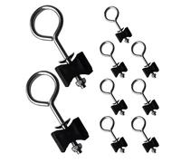 HOLIDYOYO Lot de 9 Vis de Rechange pour Trampoline en Acier Galvanisé Accessoires Robustes pour Cadre Rond et Poteaux de Filet Ancrages au Sol Résistants aux Intempéries Kit de