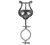 HOLIDYOYO Lyre Musicale Design Compact Multifonctionnel en Alliage Noir pour Clarinette de Marche et Hautbois pour Répétitions et Défilés