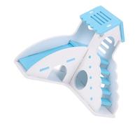 HOLIDYOYO Maisonnette pour Hamster en Plastique Bleu avec Toboggan et Échelle D’Entraînement Cabane Multifonctionnelle pour Petits Animaux D’Escalade Stimulant pour Cage Refuge Sécurisé