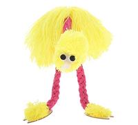 HOLIDYOYO Marionnette à Fils en Peluche D'autruche Jaune Structure en Pin, Jouet Créatif pour Garçon et Filles, Stimule la Flexibilité des Doigts et Interaction Parent-garçon et Filles