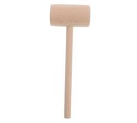 HOLIDYOYO Marteau de Hêtre Équilibré pour Cuir et Bricolage à Manche Confortable Outil pour Projets Maison et Travail Du