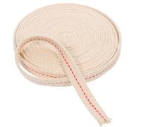 HOLIDYOYO Mèche en Coton Plate 4 M X 25 CM pour Lampe à Pétrole Mèche de Rechange Compatible Lanternes à Huile Absorption Élevée Flamme Stable pour Bougies Artisanales et Éclairage