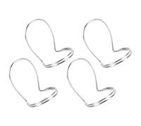 HOLIDYOYO Médiators en Métal Flexibles pour Basse et Guitare Folk, Pack de 4 Onglets Ajourés Pouce et Index, Destinés aux Répétitions et Concerts