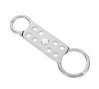 HOLIDYOYO Moraillon de Sécurité Aluminium Verrouillage Industriel Résistant pour Cadenas Consignation et Protection Multi-utilisateurs