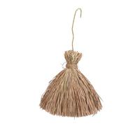 HOLIDYOYO Nichoir en Paille Suspendu de Goutte, Abri Artisanal Écologique, Nid D’Oiseau Décoratif pour Cage, Ornement Naturel pour Petits Oiseaux, Usage Intérieur et Extérieur