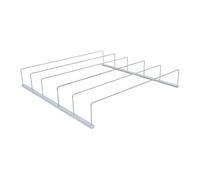 HOLIDYOYO Organisateur de Boissons pour Réfrigérateur Anti-basculement 40x42 Cm en Matériau Robuste, Support Compartimenté pour Canettes et Bouteilles, Étagère Réglable pour Congélateurs