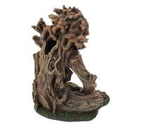 HOLIDYOYO Ornement pour Aquarium en Résine Cachette pour Poissons et Crevettes, Décoration Réaliste D’Arbre Creux Imitation Bois Flotté, Décoration D’Aquarium Naturelle et Solide, 1 Pièce