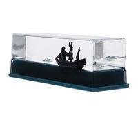HOLIDYOYO Ornements De Bateaux Flottants Décorations Océan Croisière Bouteille Dérive Bateau Insubmersible pour Mini-Bateau Joyeux Centres De Table De Mariage Décor De Salon Pièces Black