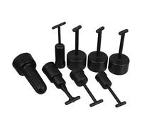 HOLIDYOYO Outil de Démontage Bague Plastique pour Douilles E14 E26 E27 et G9, Kit 8 Pièces Multi-tailles, Accessoire pour Installation et Réparation Luminaire Fil, Fixation Lampe