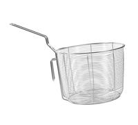 HOLIDYOYO Panier à Nouilles Inox avec Poignée Suspendue Tamis Rigide pour Friture et Égouttage Passoire Acier Inoxydable pour Cuisine Maison et Restaurant