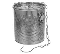 HOLIDYOYO Panier à Saumure Inox 12x13 Cm Passoire à Épices Acier Inoxydable Mailles Fines Détachable Infuseur Pour Soupe Braisée Et Infusions