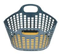 HOLIDYOYO Panier de fruits et légumes panier d'épicerie à linge récolte s de rangement petit linge pliant bac de stockage d'oignon de pomme de terre Plastique Bleu