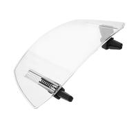 HOLIDYOYO Pare Brise pour et Déflecteur de Vent Ajustable Transparent Installation Facile Design Élégant et Protection Vent pour Conduite Confortable