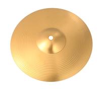 HOLIDYOYO Partie charleston en métal or accessoire batterie pour batteurs améliore compétences percussion kit drum
