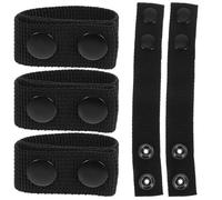 HOLIDYOYO Passants de Ceinture en Nylon Noir 5pcs, Boucle en Alliage de Zinc Résistante, Accessoires Polyvalents pour Chasse et Randonnée