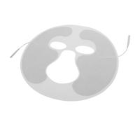 HOLIDYOYO Patchs Électrodes Auto-adhésifs pour Visage en Tissus Blancs Réutilisables, Coussinets de Massage pour Acupuncture Faciale en Institut de Beauté