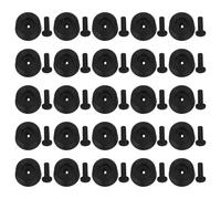 HOLIDYOYO Pieds de Boîtier PC 25 Pièces, Pieds à Enfoncer pour Le Support du Châssis, Coussinets Antivibrations pour Orifices 8 MM, Usage Bureau ou Gaming