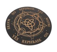 HOLIDYOYO Planche De Radiesthésie Tableau De Divination Mystique pour Et Décoration Intérieur Outil Pratique pour Pratiquants De Witchcraft Et Débutants