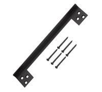 HOLIDYOYO Plaque de Protection Loquet de Porte Outswing Sécurité Renforcée Invisible pour Blocage et Protection