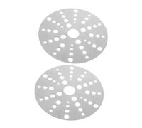 HOLIDYOYO Plaques Conductrices de Chaleur Lot de 2 en Acier Inoxydable, Plaque D'induction Réutilisable, Facile à Nettoyer, Cuisine