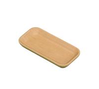 HOLIDYOYO Plateau Rectangulaire Naturel Petit Plateau Dessert et Snack Assiette Goûter pour Service Sushi Fruits et Apéritifs à et Hôtels