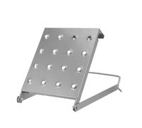 HOLIDYOYO Plateforme D’échelle en Fer Pliable Antidérapante pour Escabeau et Échelle Extensible, Support Compact Multifonction pour Outils et Peinture, Accessoire D’intérieur pour Travaux