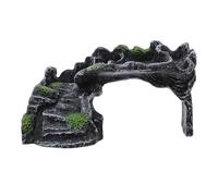 HOLIDYOYO Plateforme Flottante pour Tortues Aquatiques Petite Taille en Résine Robuste Rampe Douce Espace de Repos et Abri Discret pour Aquarium Accessoire Habitat Tortue Favorisant