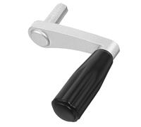 HOLIDYOYO Poignée de Treuil Manuelle en Caoutchouc et Aluminium, Réglable | Réglage D’angle Flexible, Prise Ergonomique, pour Treuils, Fenêtres Coulissantes, Remorques et Réparation