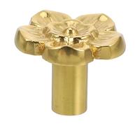 HOLIDYOYO Poignées de Placard Cuisine en Laiton Forgé Motif Floral Boutons Décoratifs Vintage pour Armoires et Tiroirs Anneaux de Porte D’Armoire 24X20 MM Quincaillerie pour Meubles