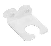 HOLIDYOYO Porte-Verre à Vin de Salle de Bain Transparent en Acrylique Ventouse Forte Support Simple pour Verre à Vin Rouge Casier Mural pour Détente Spa