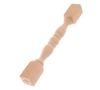 HOLIDYOYO Poteau en Bois Massif Non Peint pour Meuble, Colonne d'Armoire Inachevée 24 X 2,5 CM, Décoration de Colonne Romaine Multifonctionnelle pour Maison et Rangement